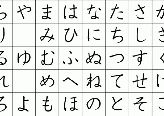 脱 イラスト シンプルなあいうえお表を作ってみた