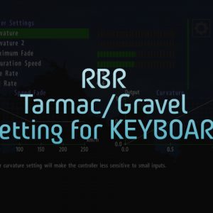 【RBR】Tarmac/Gravel Setting for KEYBOARD